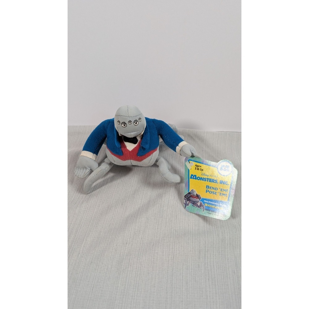 Vintage 2001‎ Disney Pixar Monsters Inc Waternoose Posable Plush NWT Rare
